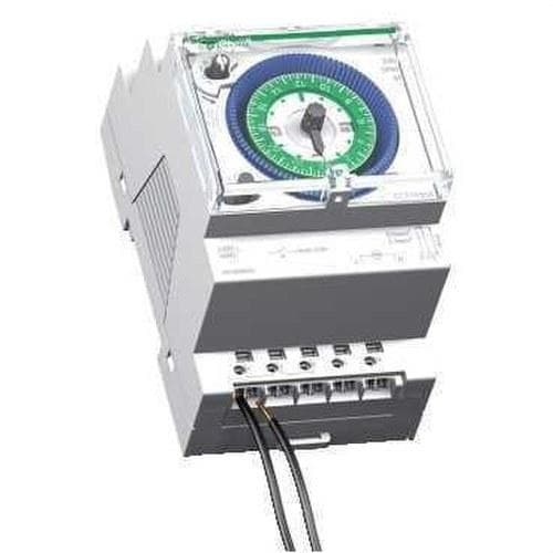 Schneider Electric - Interruptor horario analógico IH 24h con 3 módulos SRM 1C-16A