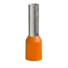 Schneider Electric - Puntera media para conductor simple 4mm² naranja