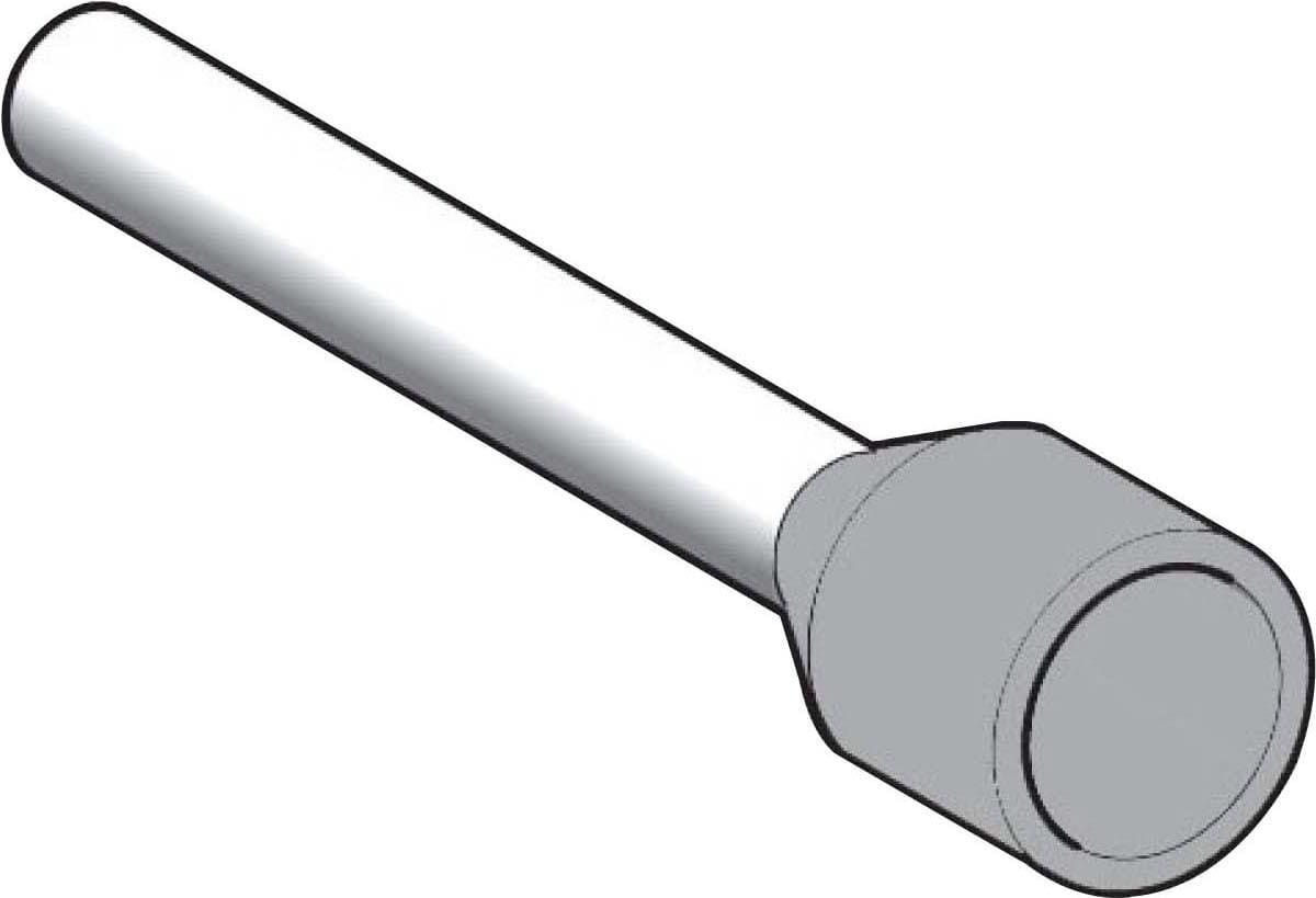 Schneider Electric - Puntera larga para conductor simple 4mm² gris (DIN)