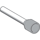 Schneider Electric - Puntera larga para conductor simple 4mm² gris (DIN)