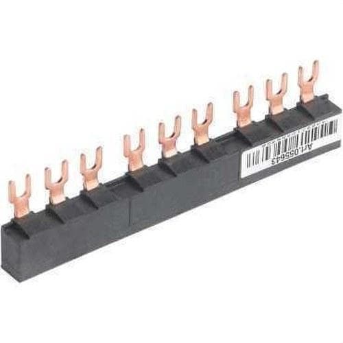 Schneider Electric - Juego de barras tripolares 63A 2 derivaciones paso de 45mm