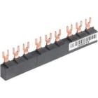 Schneider Electric - Juego de barras tripolares 63A 2 derivaciones paso de 45mm