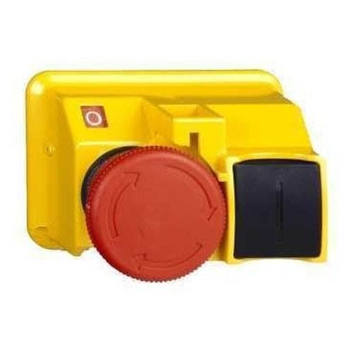 Schneider Electric - Botón parada seta diámetro 40mm rojo para candado