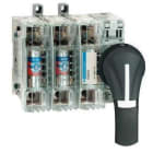 Schneider Electric - Maneta exterior frontal 30-60A 3R 12 negra