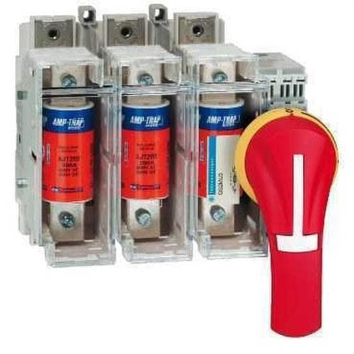 Schneider Electric - Maneta exterior frontal 100-400A 3R 12 roja