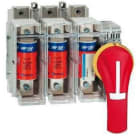 Schneider Electric - Maneta exterior frontal 100-400A 3R 12 roja