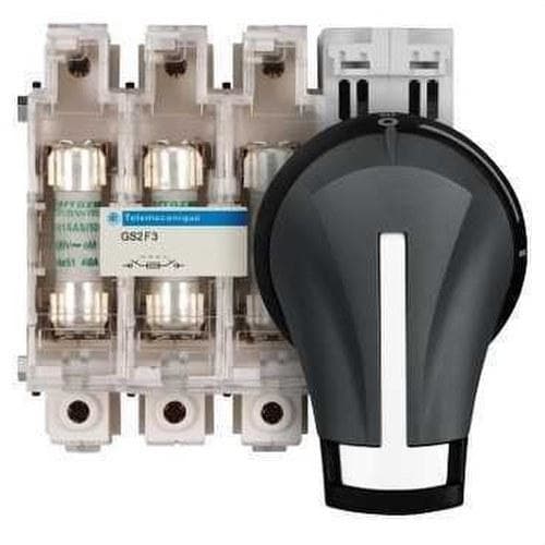 Schneider Electric - Maneta exterior frontal 32-63A IP55 negra