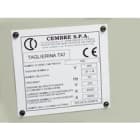 CEMBRE - Placa cuadro MG-VRT-RH 48407 25x75mm amarillo
