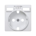 SIMON - BASE DE ENCHUFE SCHUKO CON DOBLE CARGADOR USB INTEGRADO + TAPA