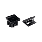 SIMON - KIT CAJA DE SUELO ESTANCA IP66 PAVIMENTO 1 BASE SCHUKO Y TAPA CIEGA ESTRECHA + FAJA NEGRO