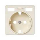 SIMON - Tapa base enchufe schuko con 2 USB C+C marfil Simon 82