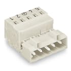 WAGO - Conector macho, 1 conductor;CAGE CLAMP®;2,5 mm²;gris claro