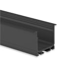 JISO - Disipador de calor Burgos XL IP44 exterior aluminio Empotrado 2 metros para tiras de LED IP20/IP65 color negro garantía 5 años