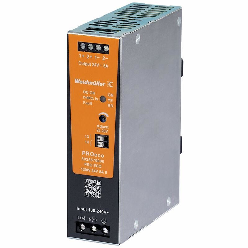 WEIDMULLER - Fuente de alimentación PRO ECO 120W 24V 5A II
