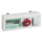 Schneider Electric - Conector equipado 32A toma domestica schuko
