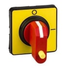 Schneider Electric - Mando giratorio frontal maneta roja diámetro 22,5mm con 1 candado 60x60x40mm