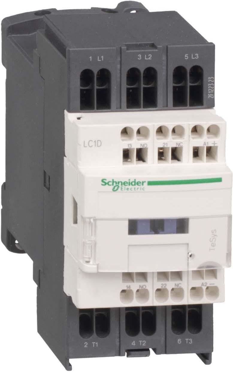 Schneider Electric - Contactor 12A 1 NA/1 NC 24V 50-60Hz resorte