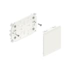 UNEX - Placa universal toma de gases Unex en U48X sin halógenos color blanco