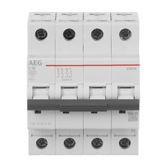 AEG BAJA TENSIÓN - INT. MAG. EN60 3P+N 10A C