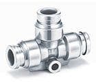 SMC - KQG2T04-00  RACOR INOX. T TUBO Ø4