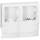 LEGRAND - Placa de superficie para mecanismo OTEO - 2 elementos para DLPlus H12,5 - Blanco