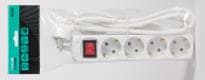 TRADEFORCE - BASE MULTI 4 TOMAS 16A/250V IP20 BL 1,5M CON INT.