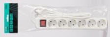 TRADEFORCE - BASE MULTI 6 TOMAS 16A/250V IP20 BL 1,5M CON INT.