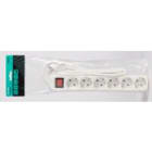 TRADEFORCE - BASE MULTI 6 TOMAS 16A/250V IP20 BL 1,5M CON INT.