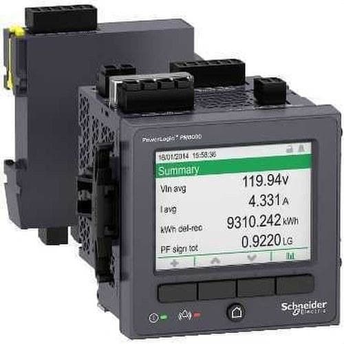 Schneider Electric - Analizador red PM8000 sin pantalla montaje carril D