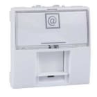 Schneider Electric - Conector RJ45 categoría 5 sin protección 2 módulos