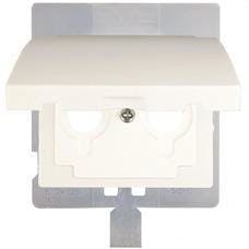 BJC - IRIS, TAPA ARTICULADA PARA TOMA R/TV-SAT IP44, BLANCO