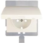 BJC - IRIS, TAPA ARTICULADA BASE ENCHUFE SEGURIDAD IP44, BLANCO