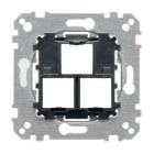 Schneider Electric - Soporte RJ45 doble INFRA+
