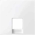 Schneider Electric - Tapa toma teléfono ELEGANCE blanco activo