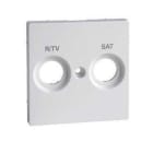 Schneider Electric - Tapa R/TV-SAT ELEGANCE blanco activo