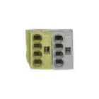 Schneider Electric - Borne de conexión bus amarillo / blanco (Caja 50u)