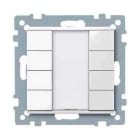 Schneider Electric - Pulsador ELEGANCE PLUS 4 elementos blanco