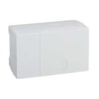 Schneider Electric - Cofre mini PRAGMA superficie 4 módulos puerta plena