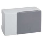 Schneider Electric - Cofre mini PRAGMA superficie 4 módulos puerta ahumada
