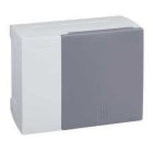 Schneider Electric - Cofre mini PRAGMA superficie 6 módulos puerta ahumada
