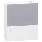 Schneider Electric - Cofre mini PRAGMA superficie 8 módulos puerta ahumada