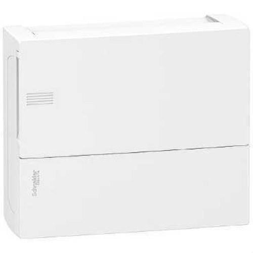 Schneider Electric - Cofre mini PRAGMA superficie 12 módulos puerta plena