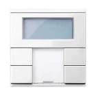 Schneider Electric - Termostato ELEGANCE pulsador PLUS 2 elementos blanco