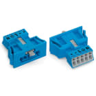 WAGO - Conector Snap-In;5 polos;Cod. I;azul
