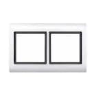 Schneider Electric - Marco con 2 elementos AQUADESIGN blanco
