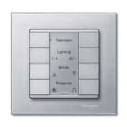 Schneider Electric - Pulsador ELEGANCE PLUS 4 elementos aluminio