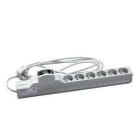 Schneider Electric - Base 1U 6 tomas + magnetotérmico 30mA 19P VDE