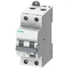 SIEMENS - RCBO, 6 KA, 2P TYPE A, 30 MA, C-CHAR, IN: 16A UN: