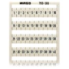 WAGO - Tarjeta de marcaje WMB;en forma de tarjeta;con impresión;blanco