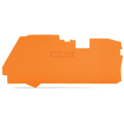 WAGO - Placa final e intermedia;espesor 1 mm;naranja